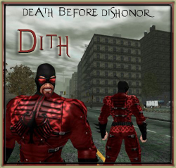 Signature made for my brother, Billy. His City of Heros character named Dith overlooking the City and keeping it safe! :)