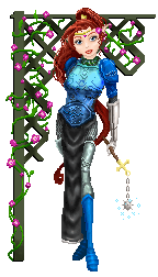 Secret Elf gift with trellis!  What detail! 